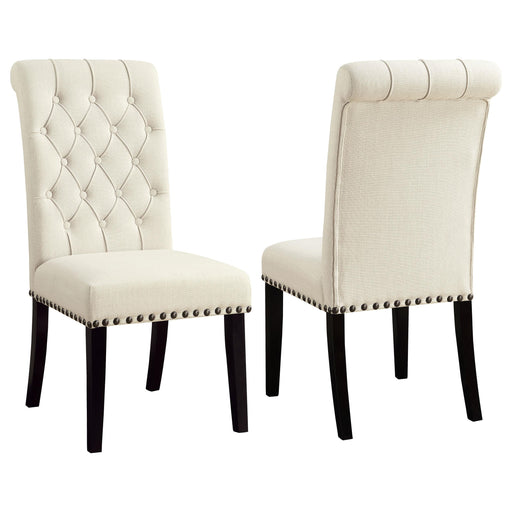 Alana Tufted Back Upholstered Side Chairs Beige (Set of 2) image