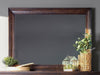 Avenue Rectangle Dresser Mirror Weathered Burnished Brown image