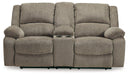 Draycoll Power Reclining Loveseat with Console image