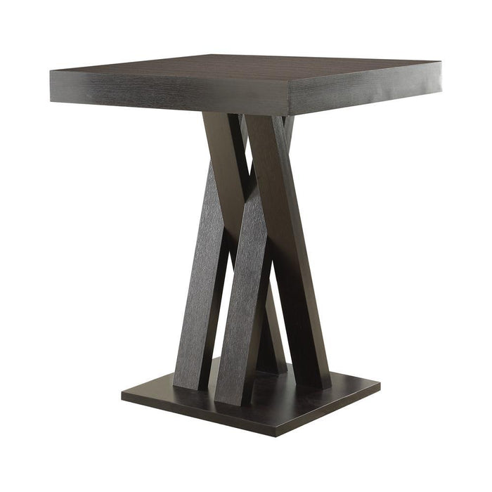 G100520 Contemporary Cappuccino Bar Height Table